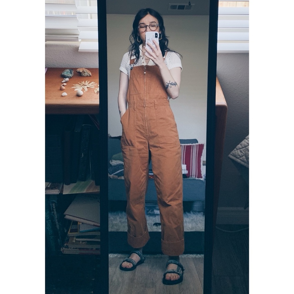 Wide leg overalls xs